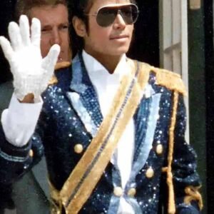 Michael 2026 Jaafar Jackson Blue Sequin Jacket