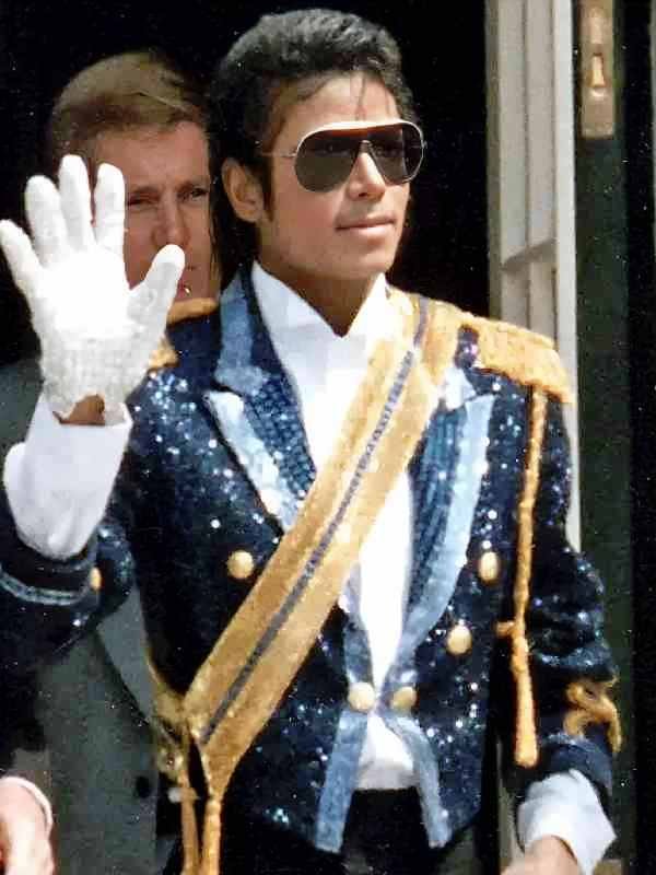 Michael 2026 Jaafar Jackson Blue Sequin Jacket