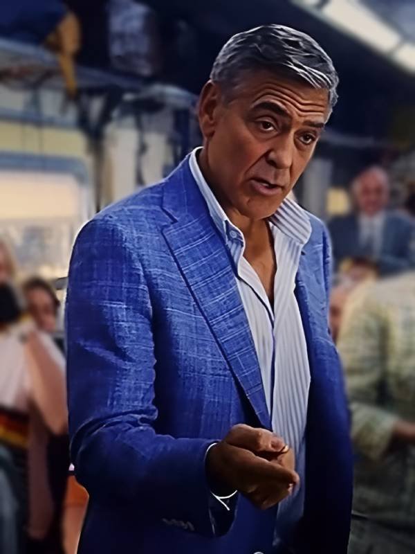 Jay Kelly 2025 George Clooney Blue Blazer
