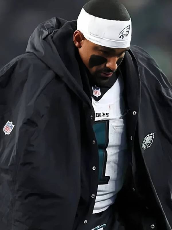 Jalen Hurts Eagles Cape Coat - Image 2
