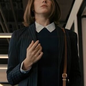 Not Suitable for Work 2026 Ella Hunt Pinstripe Blazer