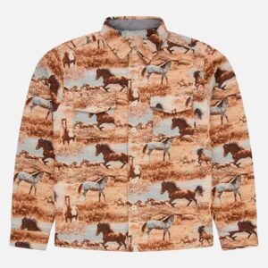Off Campus 2026 Miles Riley Horse Print Jacket