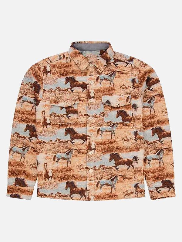 Off Campus 2026 Miles Riley Horse Print Jacket