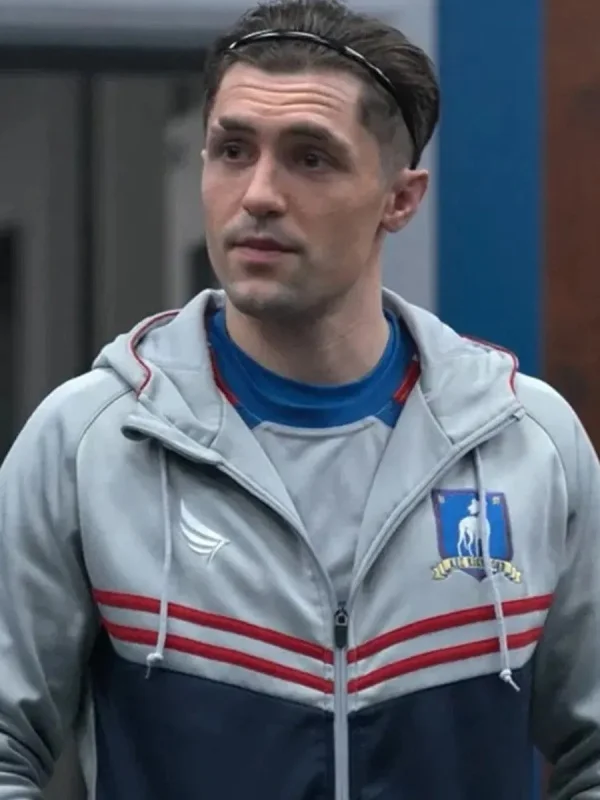 Ted Lasso Gray Track Jacket - Image 3