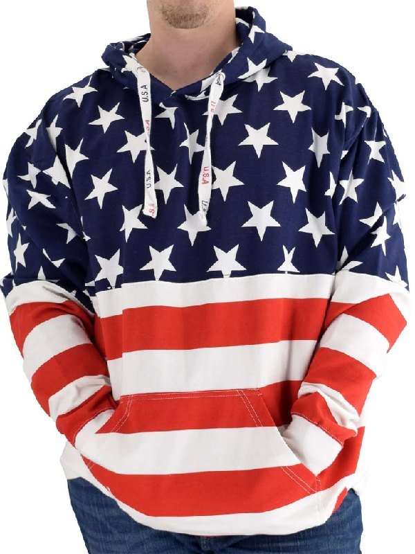 Philadelphia FAN EXPO Mr. T American Flag Hoodie
