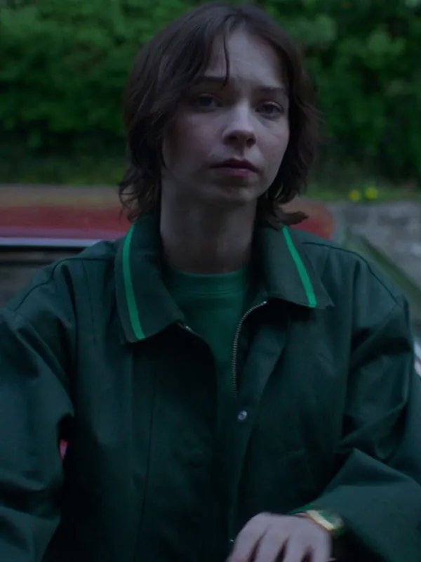 A Good Girl’s Guide to Murder S02 Pip Fitz-Amobi Green Jacket - Image 2