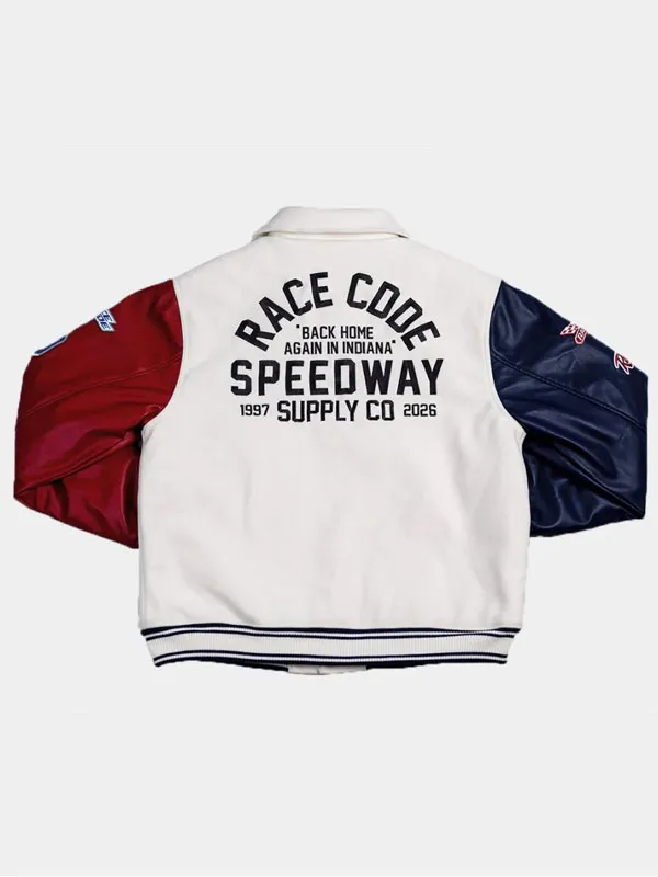 Race Code Speedway Wool Varsity Jacket