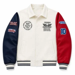 Race Code Speedway Wool Varsity Jacket