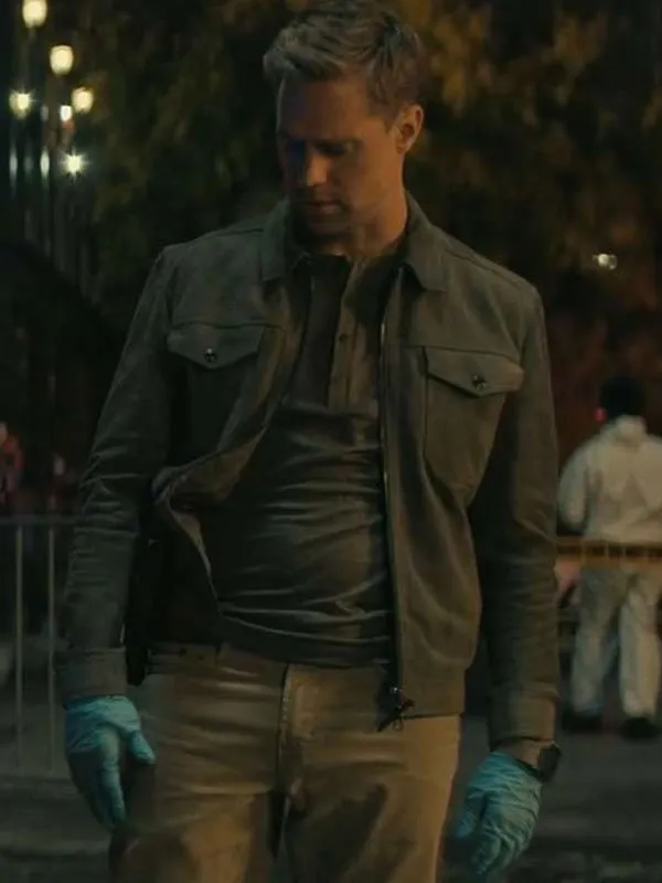 Reacher David O’Donnell Grey Jacket