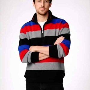 Project Hail Mary 2026 Ryan Gosling Stripe Quarter Zip Sweatshirt