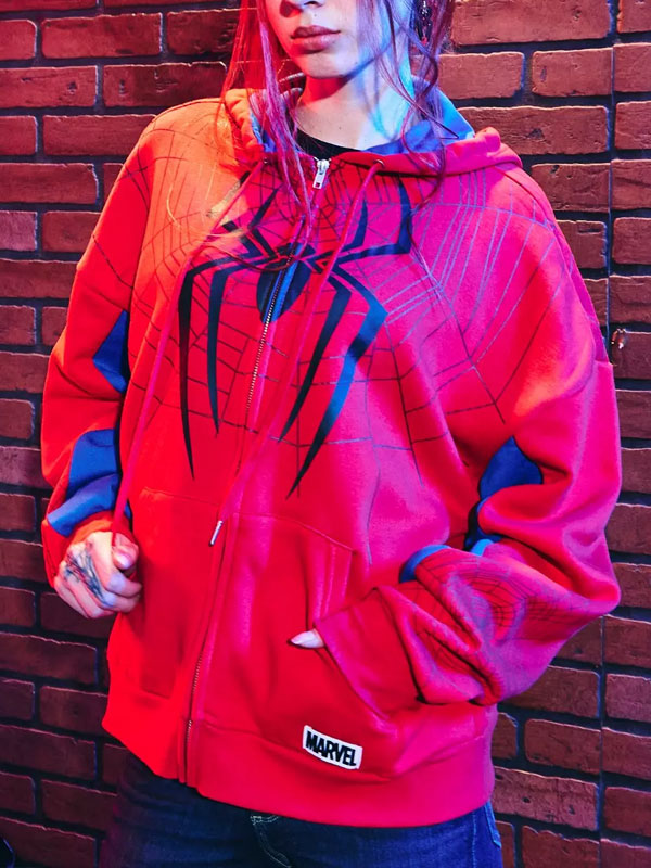 Spider-Man: Brand New Day Oversized Hooded Jacket