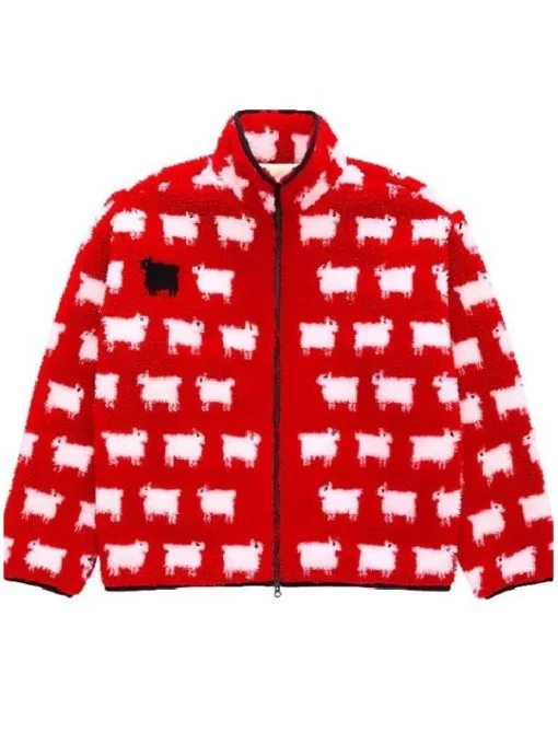 The Traitors S4 Colton Underwood Sheep Red Jacket