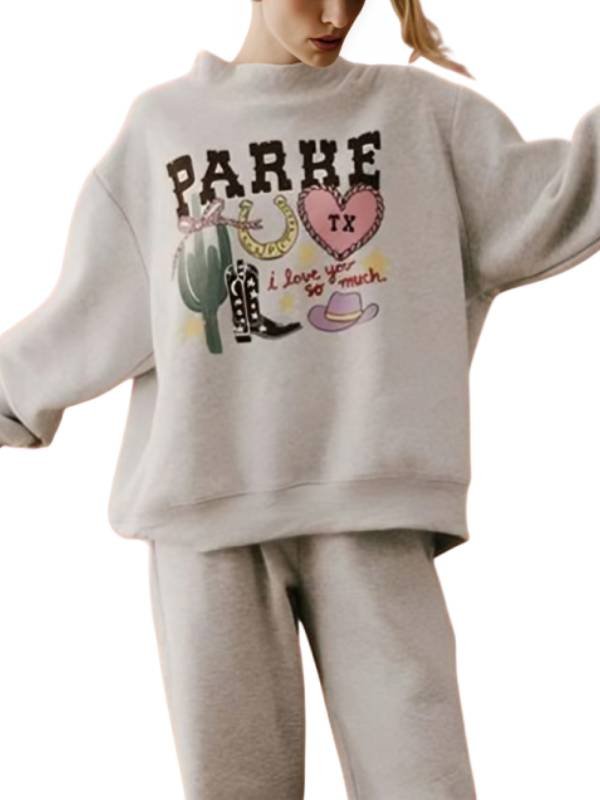Texas Graphics Mockneck Sweatshirt - Image 2