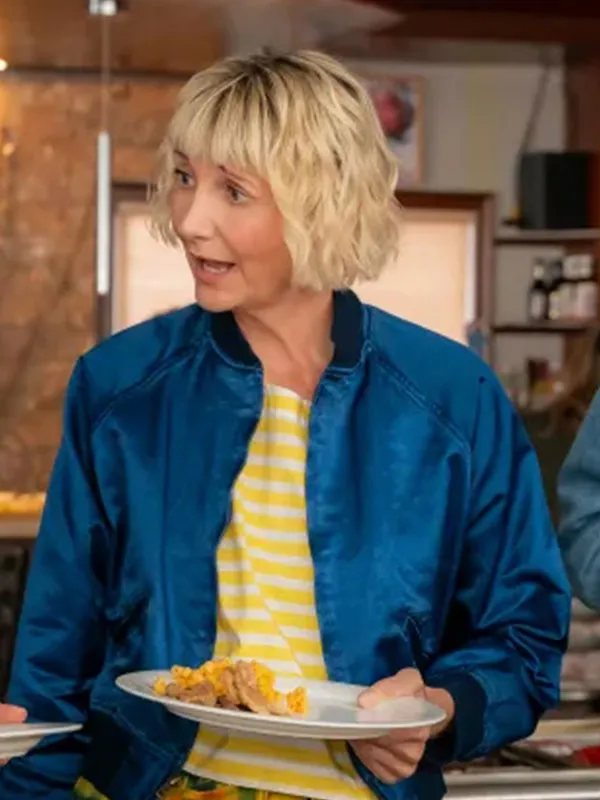 The Four Seasons S03 Anne Blue Bomber Jacket