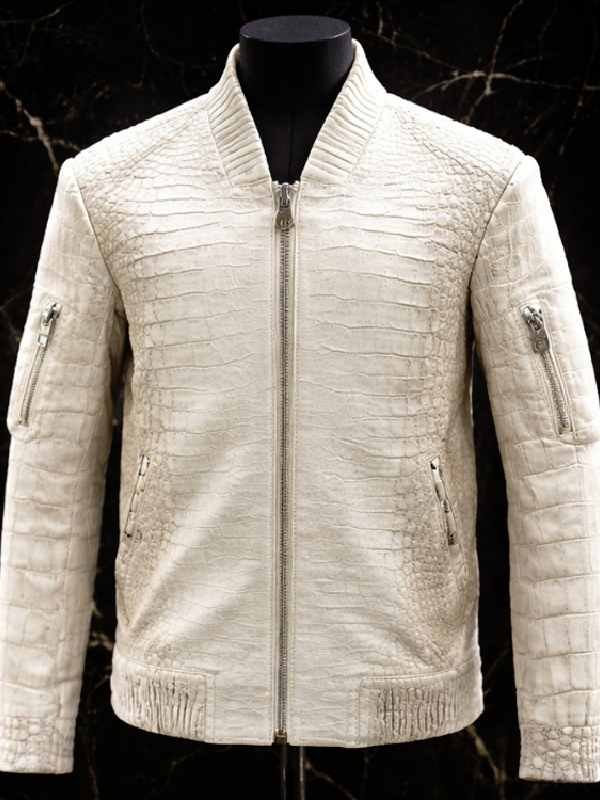 The Voice 2026 John Legend Croc Leather Jacket - Image 8