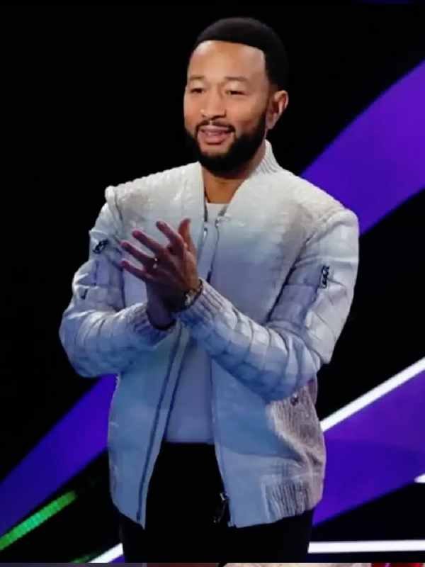 The Voice 2026 John Legend Croc Leather Jacket - Image 3