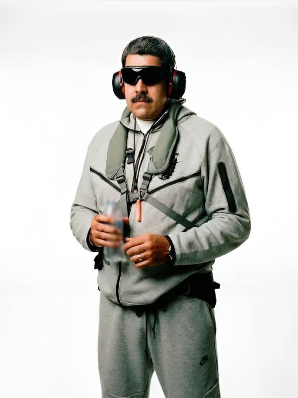 Nicolas Maduro Gray Jacket