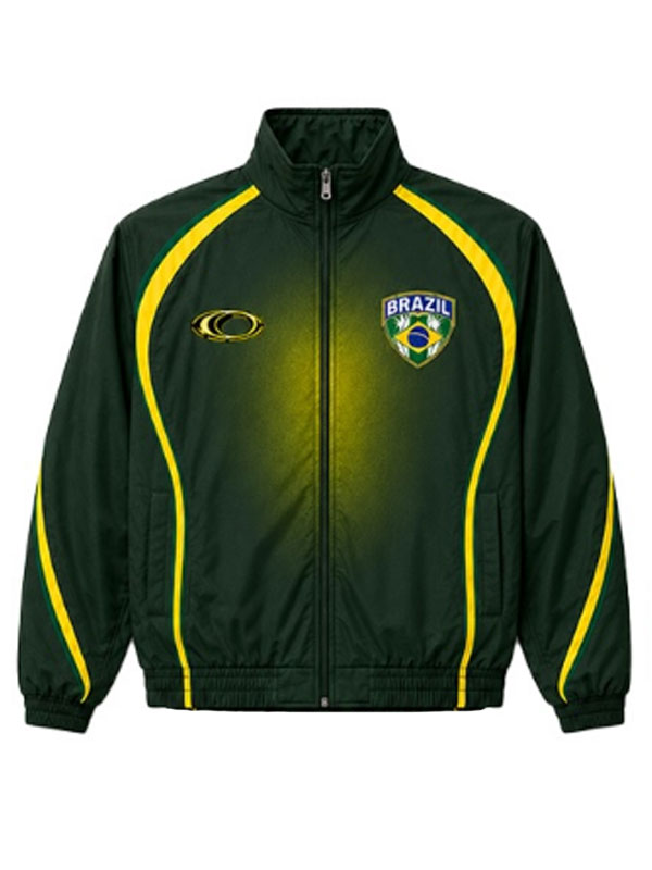 World Cup 2026 Brazil Green Track Jacket