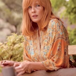 Yellowstone S5 Kelly Reilly Floral Robe