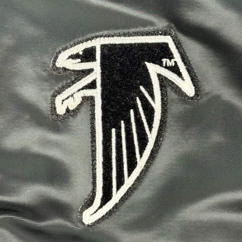 Atlanta Falcons Big Logo Vintage Black Bomber Jacket