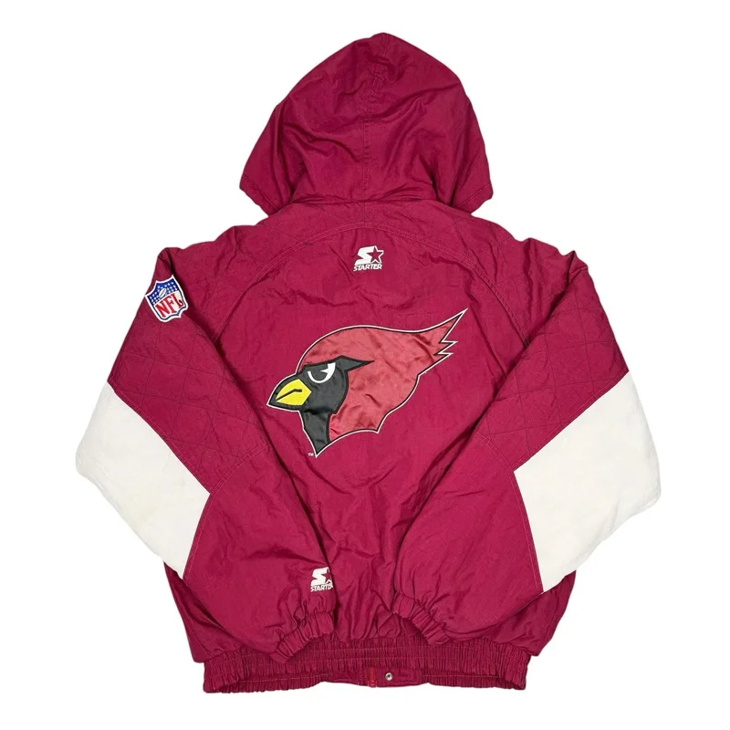Arizona Cardinals Body Check Half-Zip Hooded Jacket