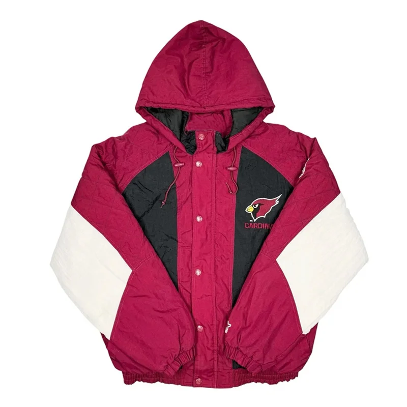 Arizona Cardinals Body Check Half-Zip Hooded Jacket