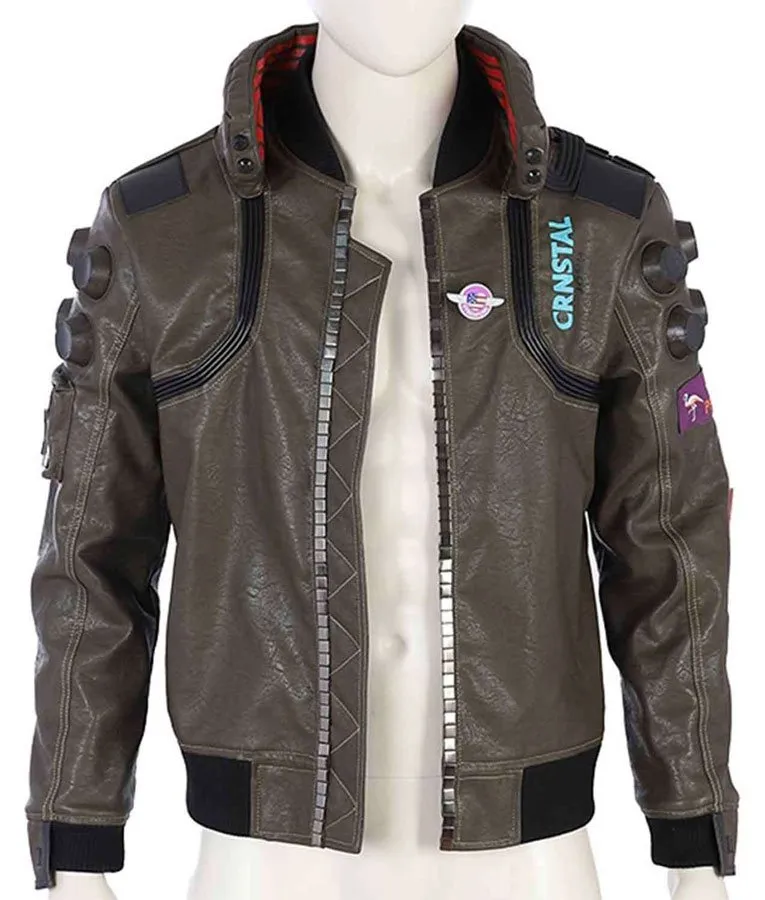 Samurai Cyberpunk 2077 Leather Jacket