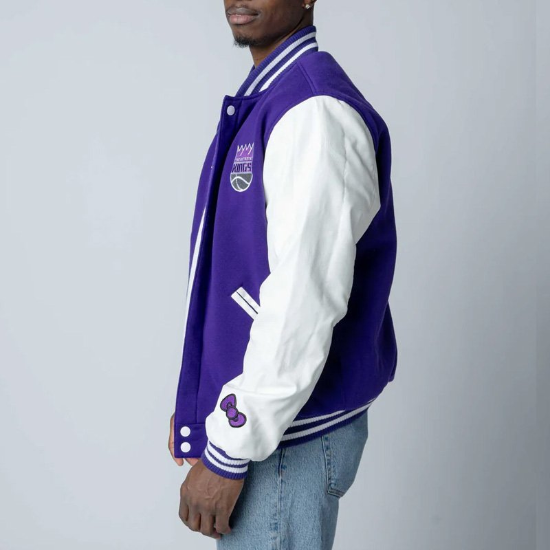 Hello Kitty Sacramento Kings Varsity Jacket - Image 4