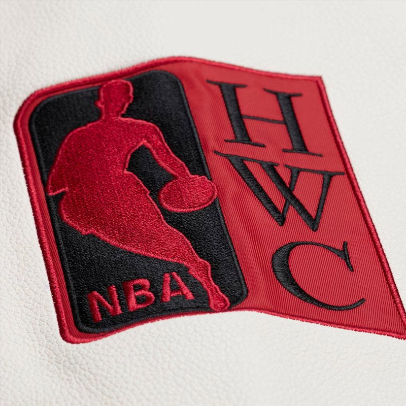 Houston Rockets Off Day Black and White Varsity Jacket - Image 3
