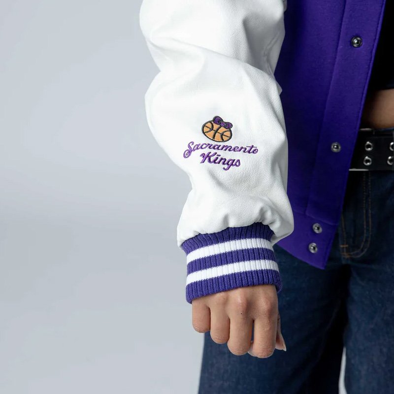 Hello Kitty Sacramento Kings Varsity Jacket - Image 5