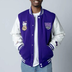 Hello Kitty Sacramento Kings Varsity Jacket