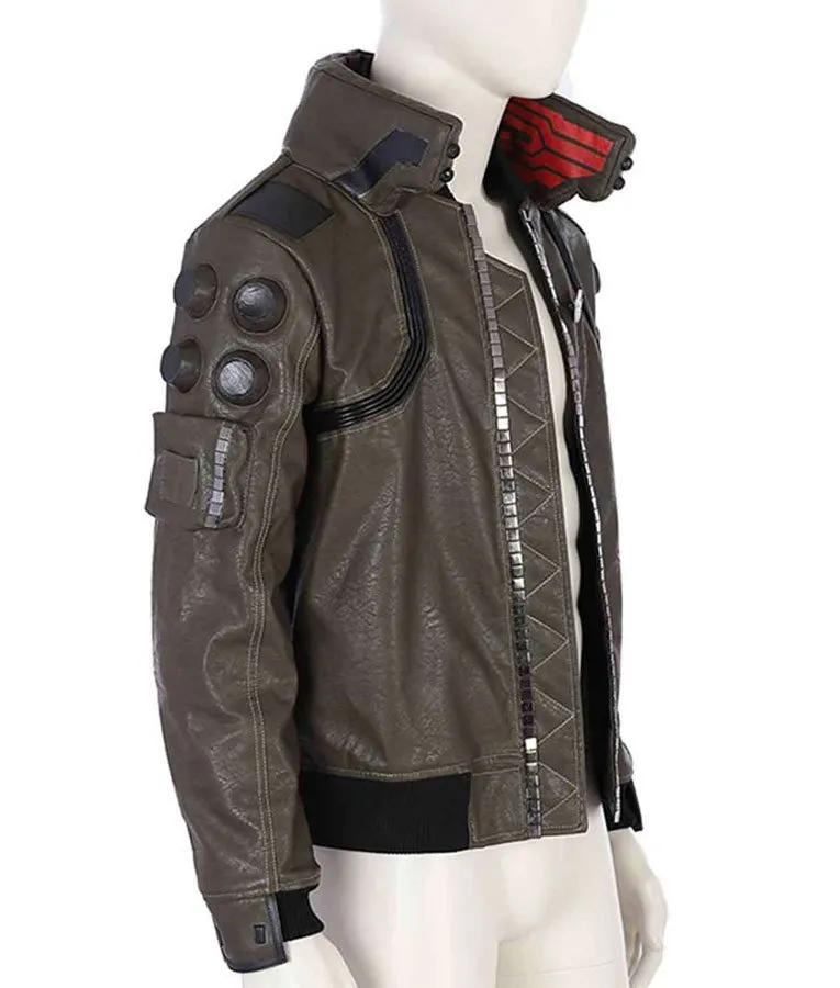 Samurai Cyberpunk 2077 Leather Jacket
